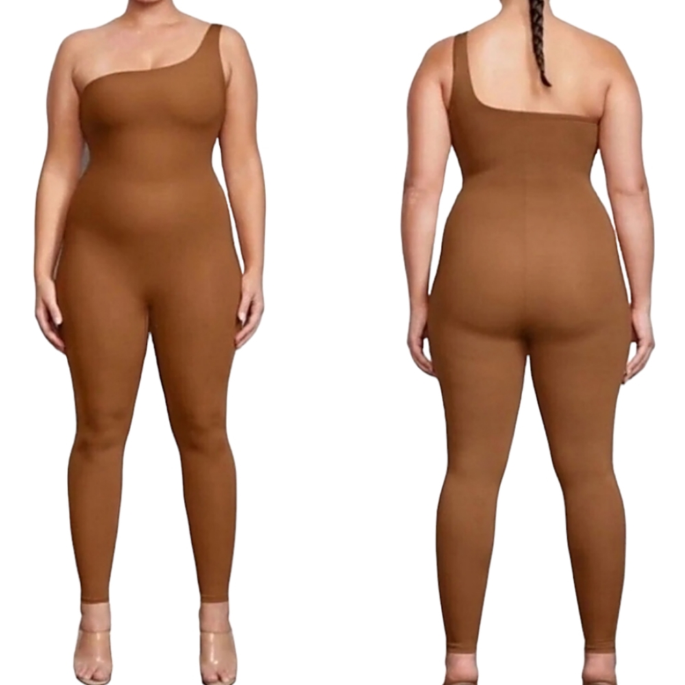 Skims One Shoulder Catsuit Jumpsuit 3X